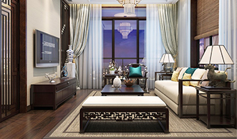 繁華之下，縱享從容、儒雅的新中式居所