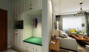 家里沒有玄關(guān)怎么設計鞋柜？