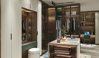 整體衣帽間要不要裝上房門？