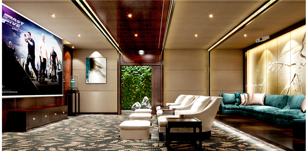 整木定制如何設(shè)計(jì)家庭影院裝修？(圖1)