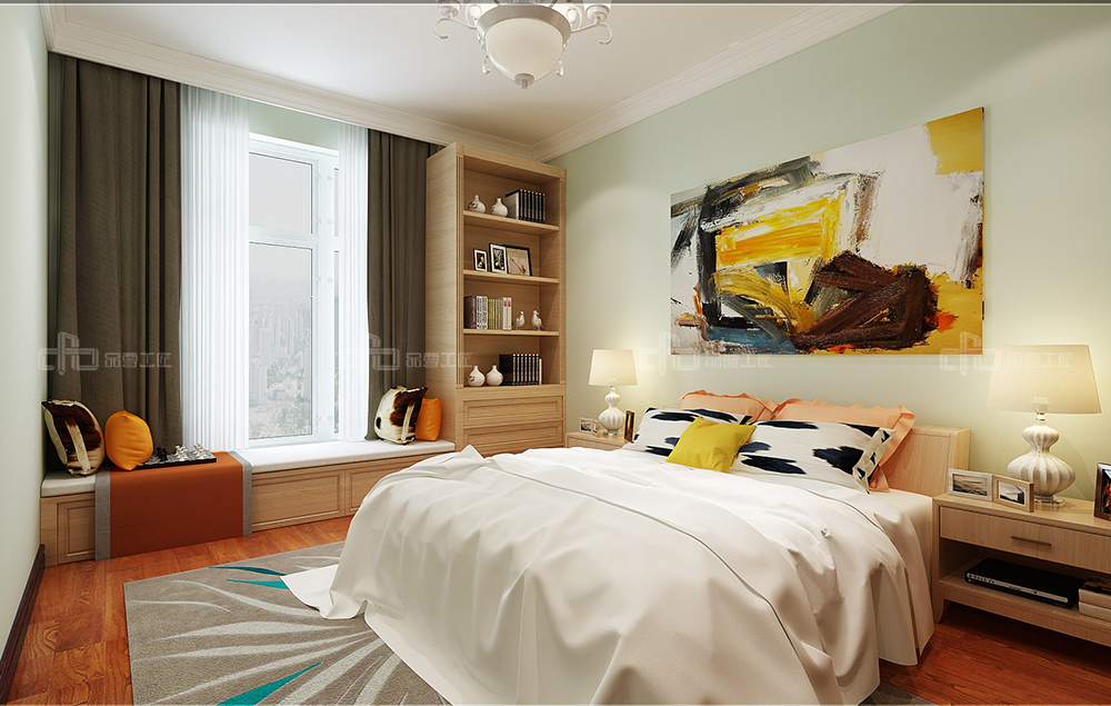 整木定制臥室效果圖，夢(mèng)生長(zhǎng)的花園(圖12)