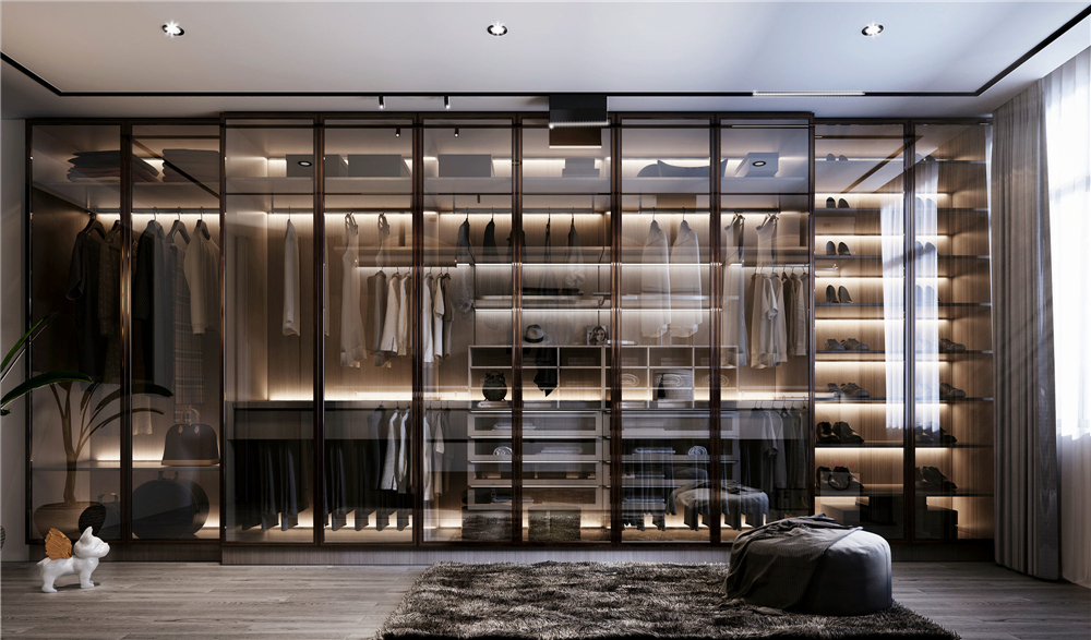 定制衣柜使用玻璃柜門好不好？(圖3)