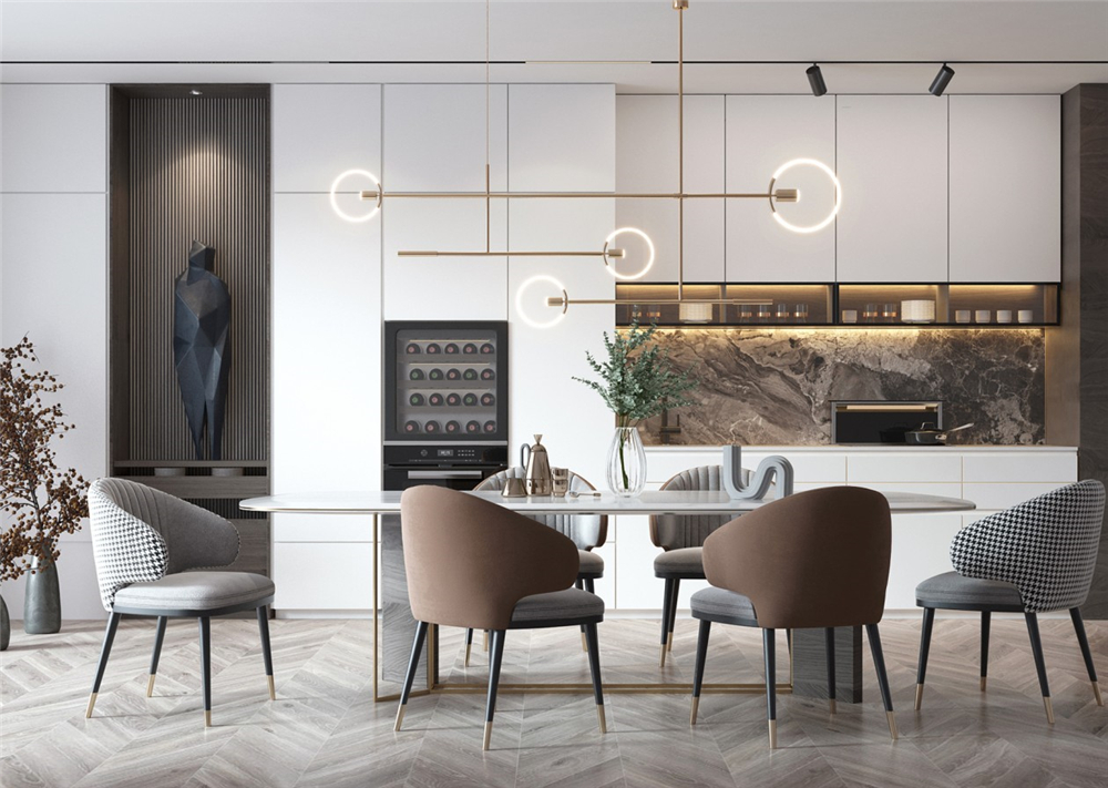 餐廳裝修餐邊柜有必要定制嗎？(圖1)