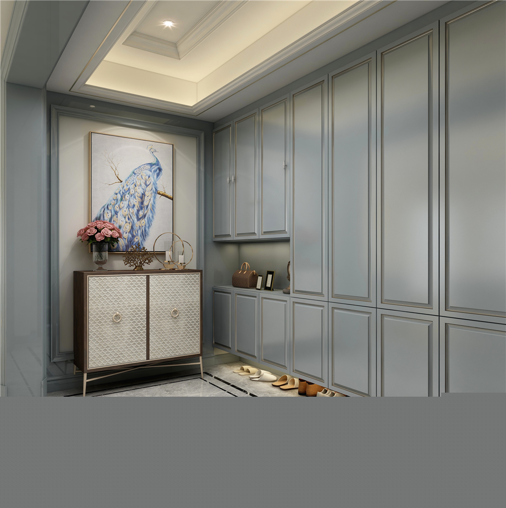 玄關(guān)定制鞋柜有哪些樣式？(圖2)