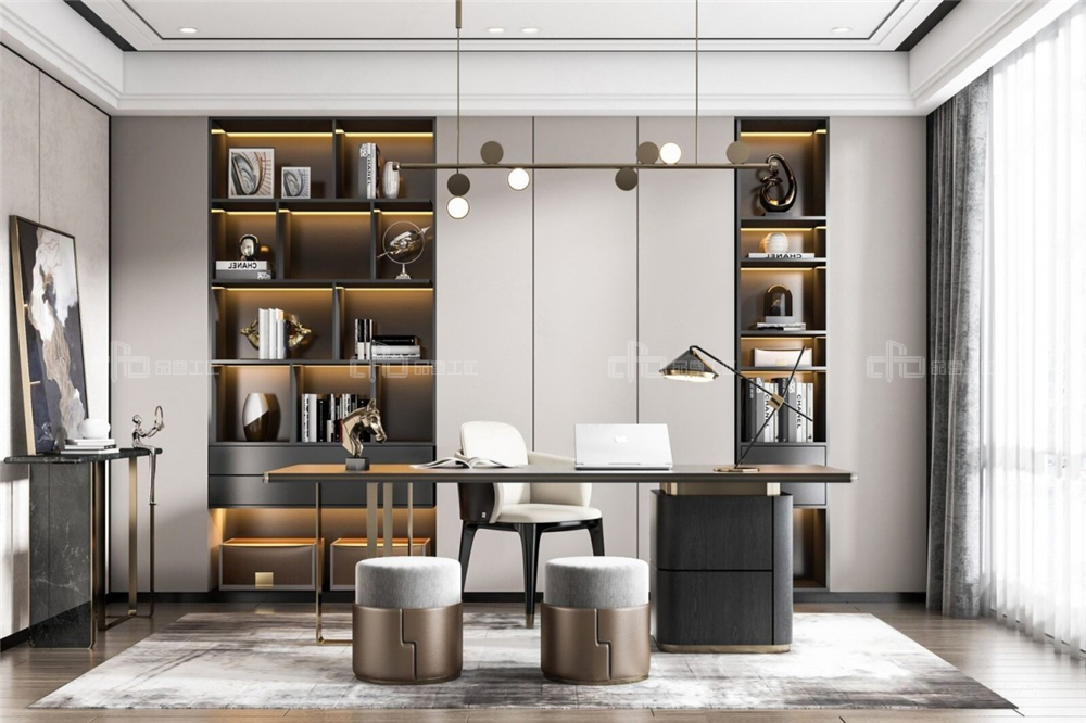 全屋定制書房要怎么設(shè)計？(圖1)