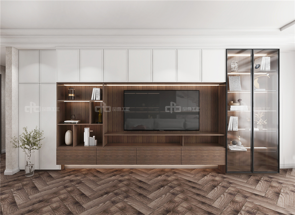 客廳電視柜定制怎么設(shè)計(jì)好，有哪些款式？(圖2)