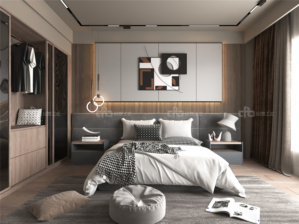 全屋定制如何設(shè)計(jì)整體臥室裝修？(圖1)