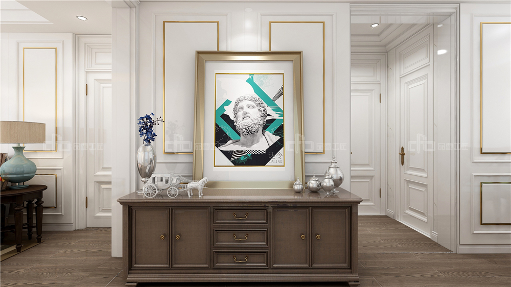 過道護墻板是做半墻好還是到頂好？(圖1)