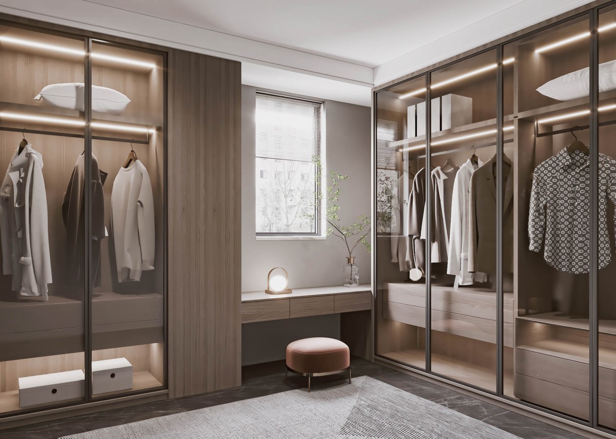 定制衣柜設(shè)計(jì)要多少錢，怎么計(jì)算？(圖1)