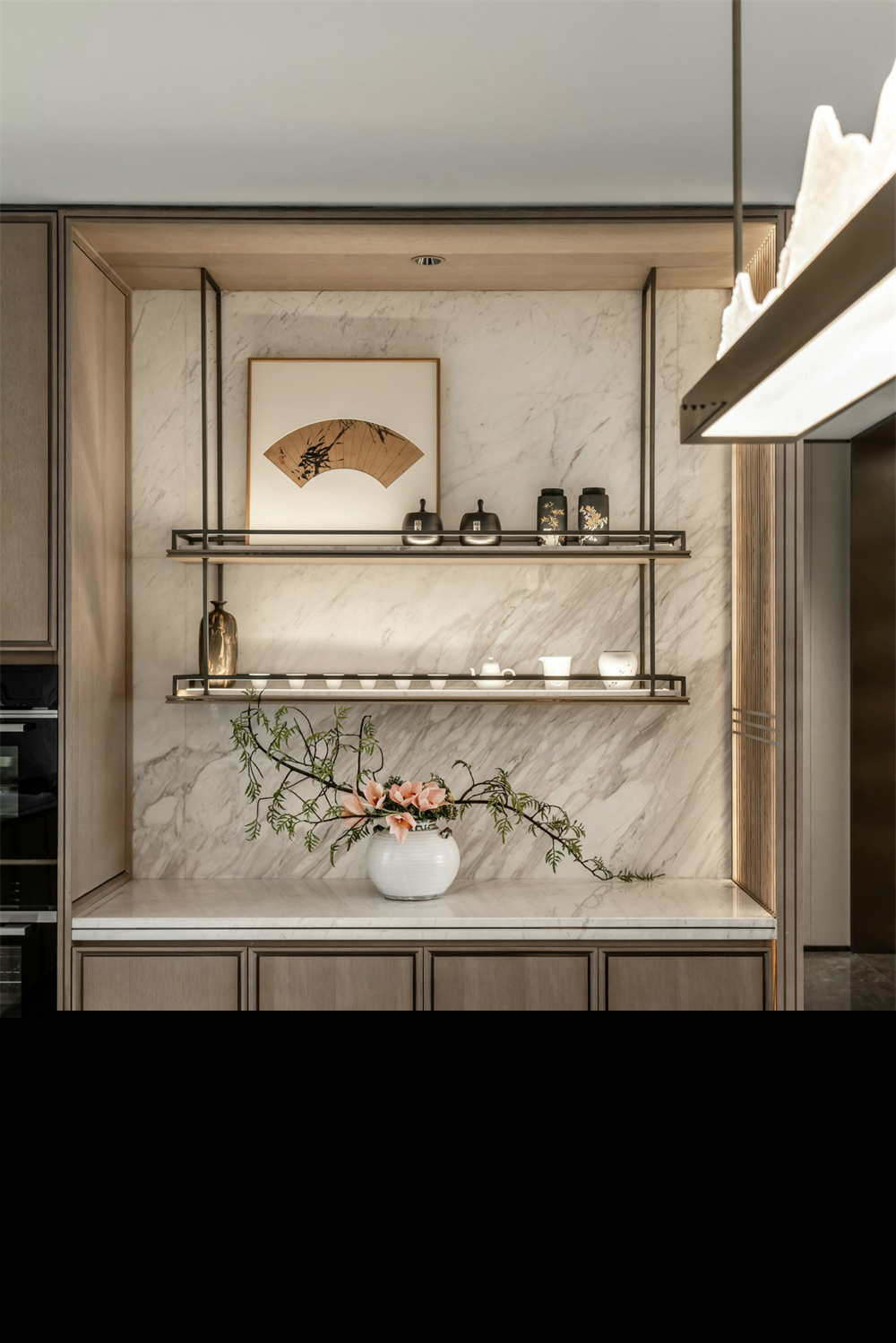 整木定制新中式風(fēng)格，125㎡樣板房賞析(圖15)