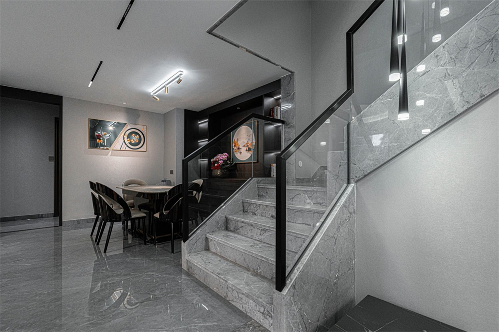 400㎡別院實(shí)拍，詩畫意境輕奢風(fēng)格(圖7)