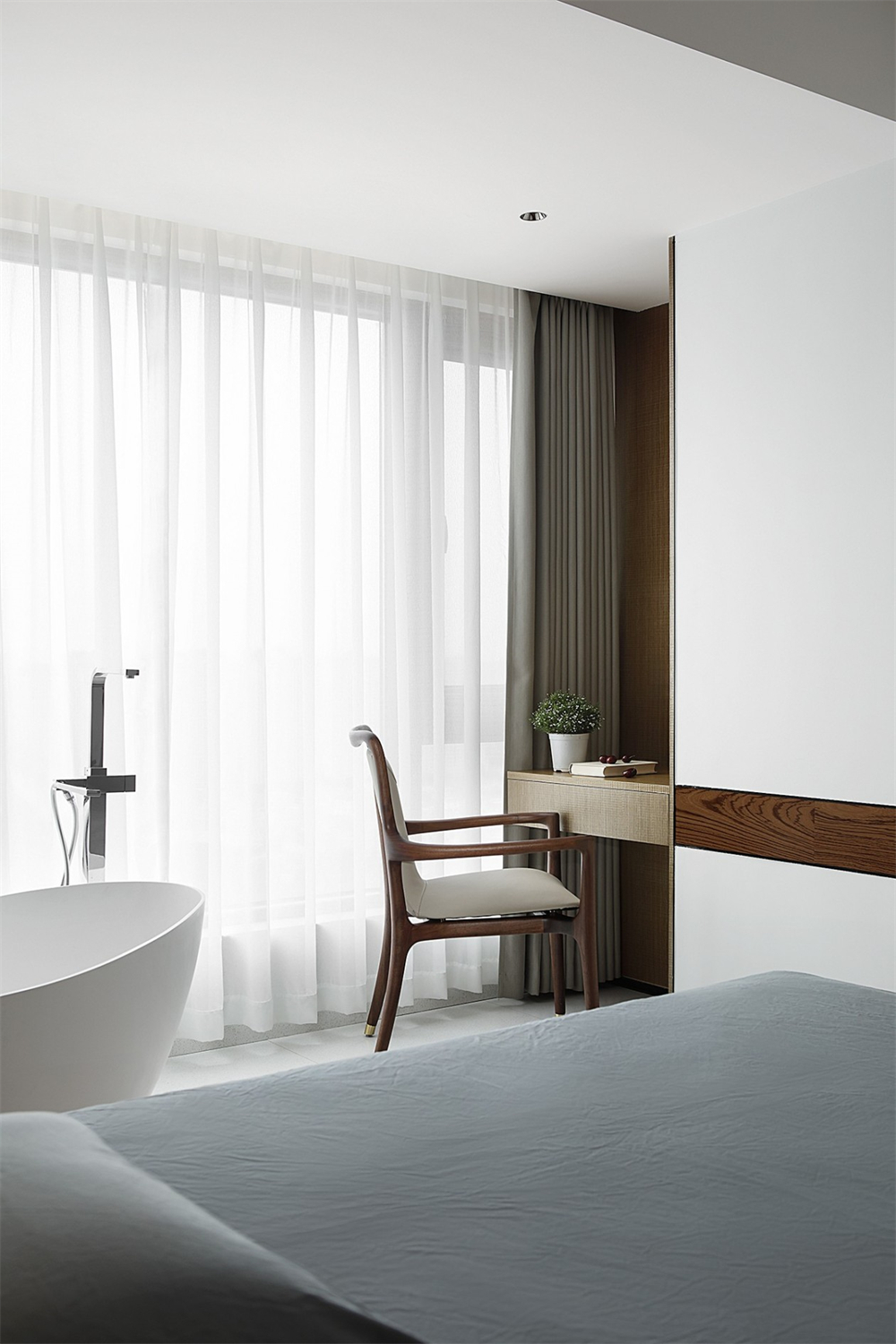 200㎡大平層整木定制，現(xiàn)代極簡風(fēng)格(圖19)