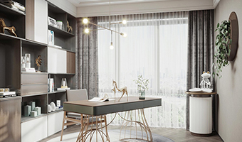 書房窗簾怎么搭配比較好看？