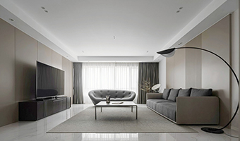 200㎡意式極簡大平層，溫馨理想居所