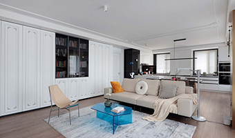 143㎡簡約法式，高級而浪漫的美居