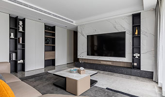 200㎡全屋整木定制設(shè)計(jì)，現(xiàn)代時(shí)尚簡約風(fēng)