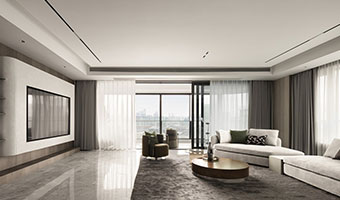 300㎡整木定制大平層，現(xiàn)代簡約高定設計