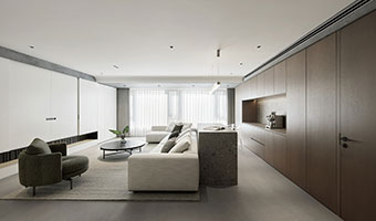 168㎡全屋高定整木設(shè)計(jì)，現(xiàn)代時(shí)尚簡(jiǎn)約風(fēng)