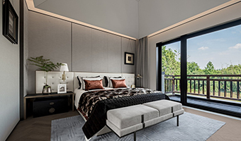 409㎡整木定制別墅，簡約新中式風(fēng)格