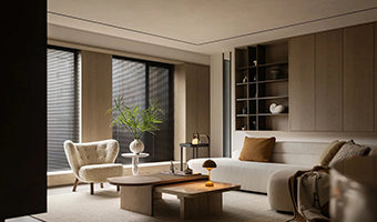 258㎡現(xiàn)代極簡大平層，整木定制裝修設計