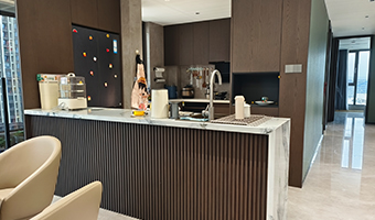 256㎡整木定制大平層，現(xiàn)代極簡風(fēng)格實(shí)拍