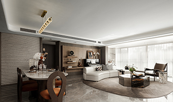 178㎡現(xiàn)代極簡樣板房，時尚雅致美家