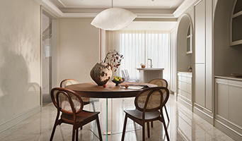 237㎡法式大平層，整木定制效果圖案例