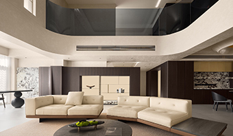 422㎡極簡(jiǎn)輕奢風(fēng)，整木定制別墅家居