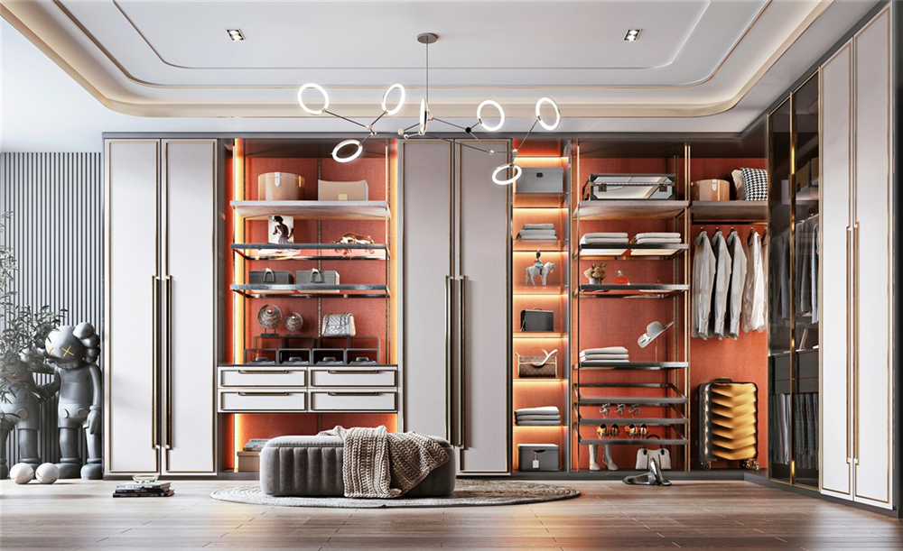 主臥衣柜設(shè)計什么款式柜門好？(圖2)