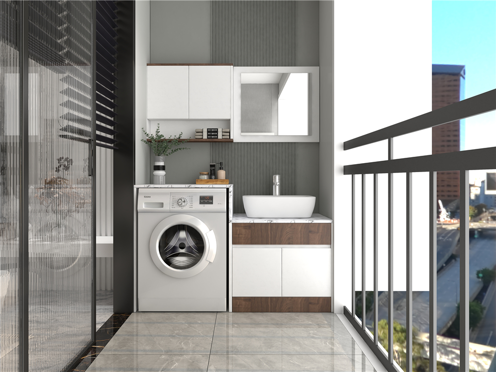 陽臺設(shè)計陽臺柜要有哪些功能？(圖1)