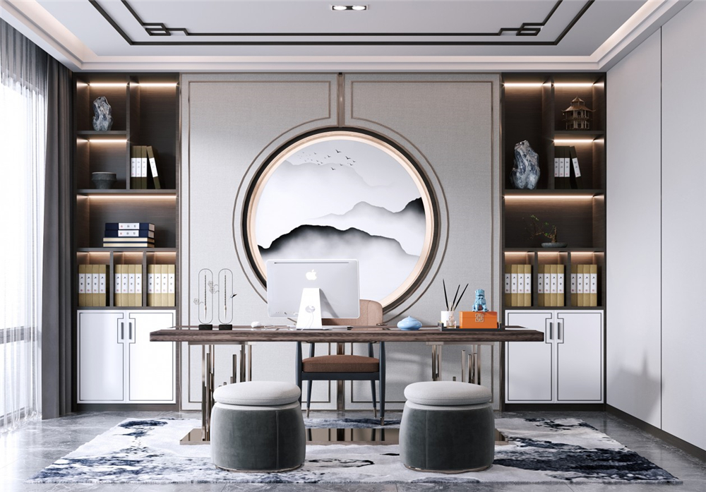 書房裝修一般都選擇什么樣的風(fēng)格？(圖2)