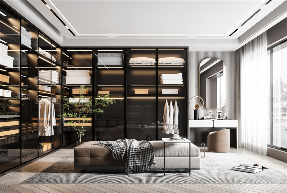 整體衣帽間要不要做島臺(tái)？(圖2)