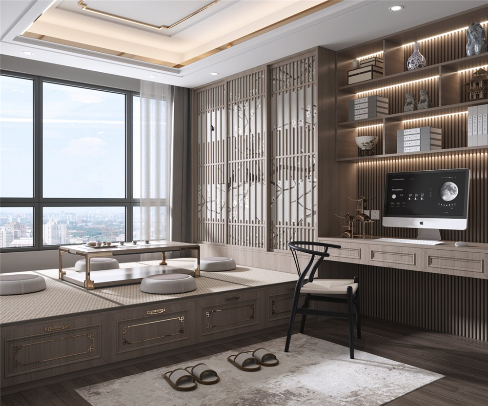 全屋定制書房裝修要注意什么？(圖4)